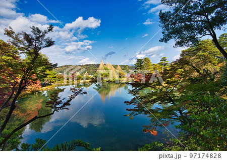 紅葉ー兼六園 97174828