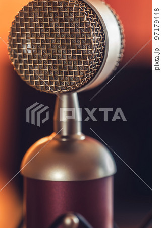 Professional microphone for sound recording, macro photography. Professional microphone for sound recording, macro photography. 97179448