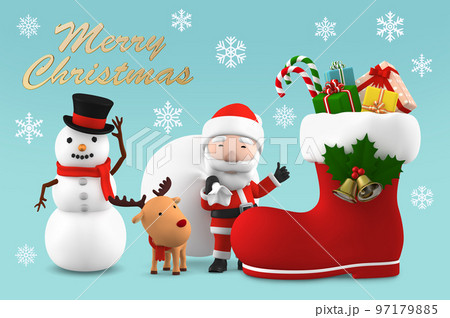 クリスマス☆トナカイ&雪だるま