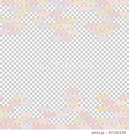 Brick tile frame material seamless 97180198