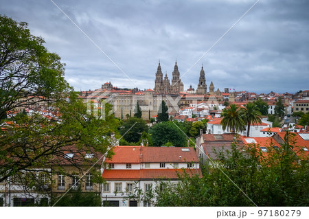 Alameda park and city view, Santiago de Compostela, Galicia, Spain Alameda park and city view, Santiago de Compostela, Galicia, Spain 97180279