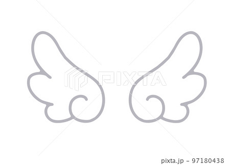 天使の羽のイラスト素材 [97180438] - PIXTA