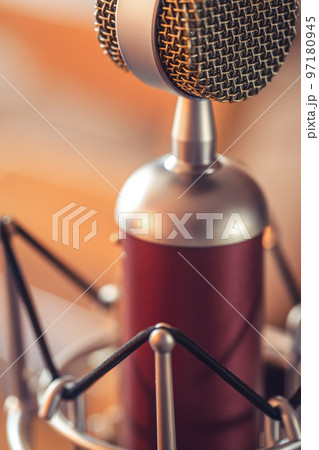 Professional microphone for sound recording, macro photography. 97180945