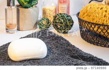 Spa composition with home hygiene and body care products. 97180980