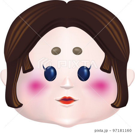 節分の福の神・可愛いお面 97181160