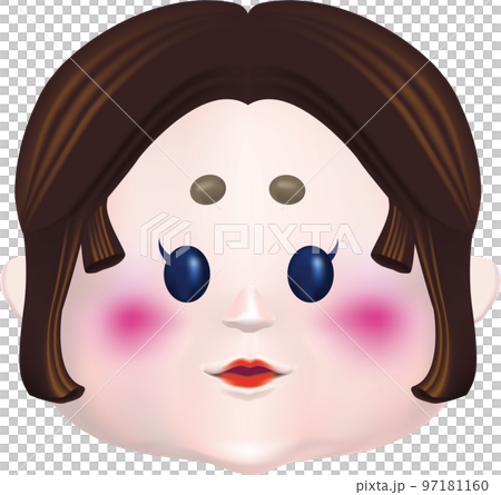 節分の福の神・可愛いお面 97181160