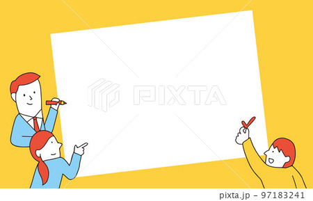 チェックリストのイラストフレーム 97183241