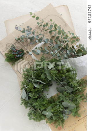 グリーンリースとユーカリ 97183742