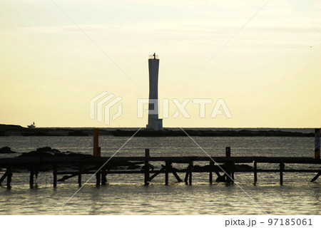 夕暮れの諸磯埼灯台 夕暮れの諸磯埼灯台 97185061