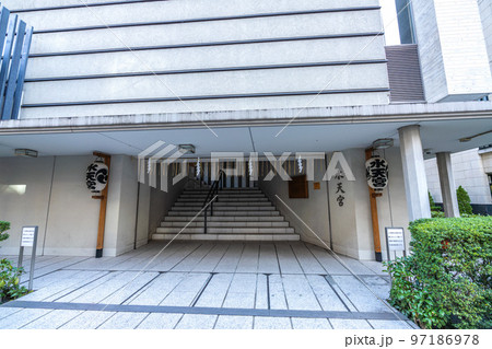 日本の東京都市景観　水天宮などを望む 97186978