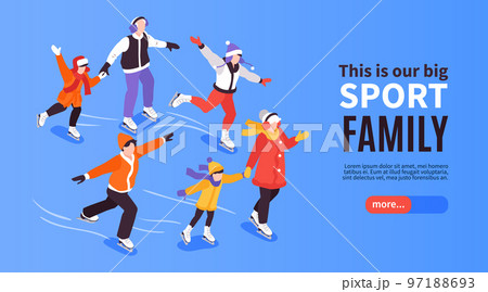 Sport Family Horizontal Banner Sport Family Horizontal Banner 97188693