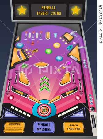 Pinball Machine Realistic Image 97188716