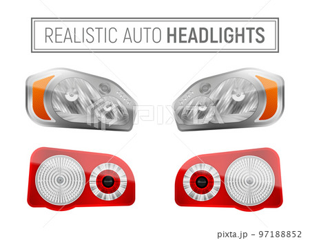Realistic Auto Headlamps 97188852
