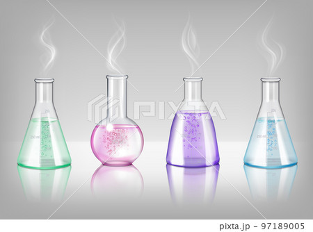 Laboratory Glassware Realistic Set 97189005