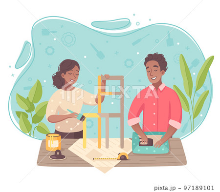 Hobby Cartoon Composition Hobby Cartoon Composition 97189101