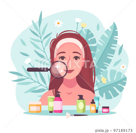 Skincare Flat Concept 97189173