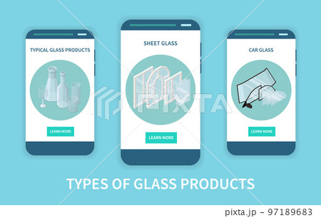Glass Products Types Banners 97189683