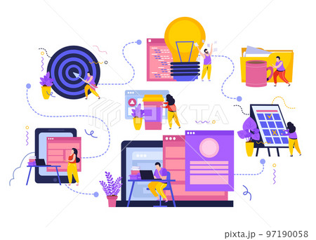 Business Space Flat Flowchart 97190058