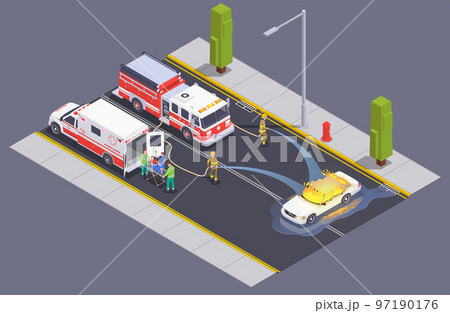 Road Fire Fighting Composition Road Fire Fighting Composition 97190176