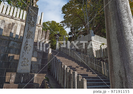 福岡 宮地嶽神社 男坂参道風景 福岡 宮地嶽神社 男坂参道風景 97191155