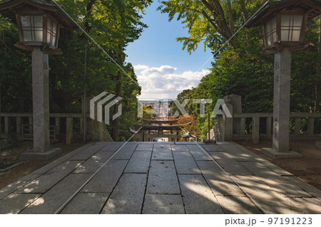 福岡 宮地嶽神社 光の道参道風景 福岡 宮地嶽神社 光の道参道風景 97191223