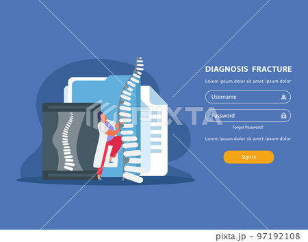 Orthopedics Website Illustration 97192108