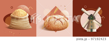 Bread Realistic Design Concept 97192423