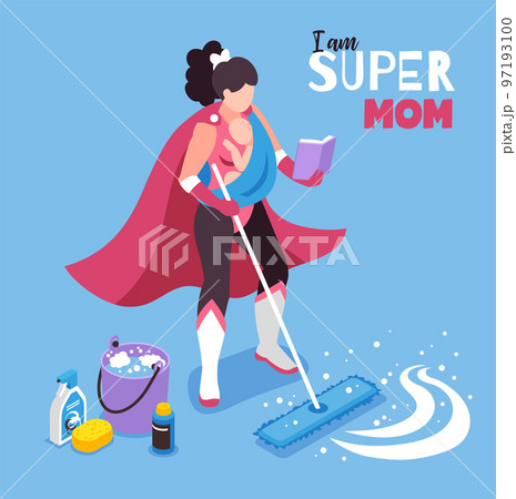 Super Mom Cleaning Composition 97193100
