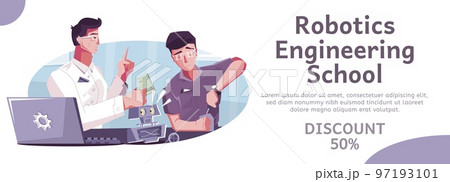 Robotics Sale Banner Composition Robotics Sale Banner Composition 97193101