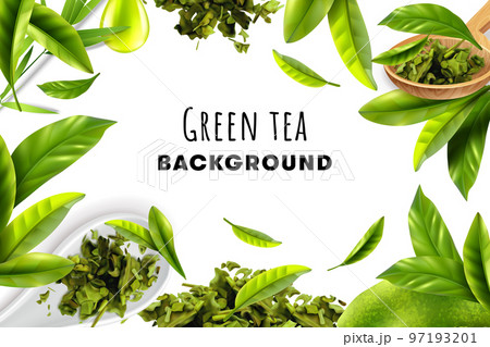 Green Tea Realistic Frame 97193201