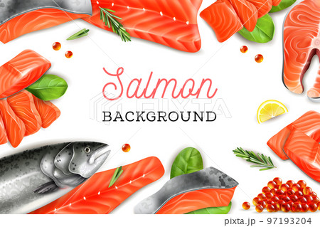 Salmon Realistic Frame 97193204