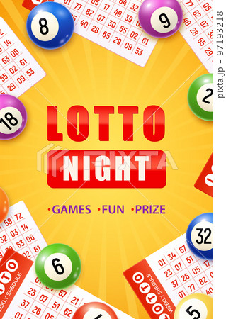 Realistic Bingo Poster 97193218