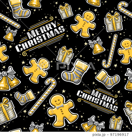 Vector Christmas seamless pattern 97196917