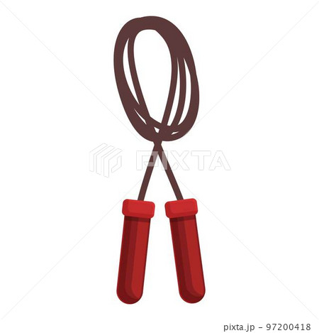 Boxing jump rope icon cartoon vector. Sport champion. Ring victory Boxing jump rope icon cartoon vector. Sport champion. Ring victory 97200418