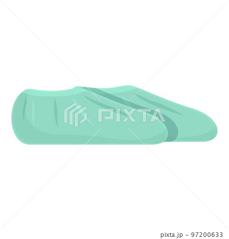 Clean shoe cover icon cartoon vector. Medical protection. Wear protective 97200633