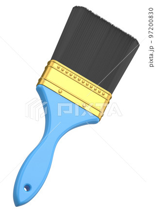 Paint bristle brush for repair work and construction on white background. Paint bristle brush for repair work and construction on white background. 97200830
