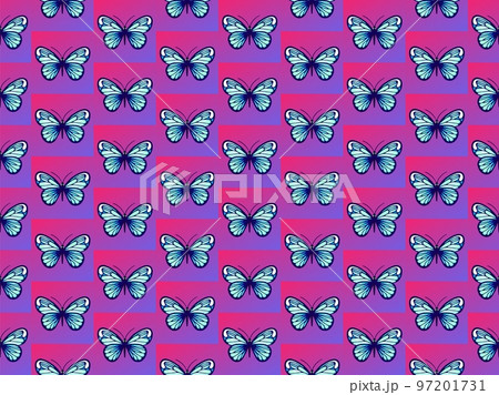 Beautiful colorful butterflies, seamless pattern, vector ornament Beautiful colorful butterflies, seamless pattern, vector ornament 97201731