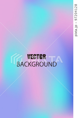 背景やバナー用にピンク、青、緑、紫を滑らかにぼかしたグラデーションのベクターイラストEPS10 97204128