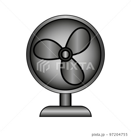 Fan icon on white. 97204755