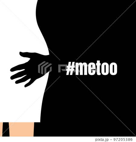 Me too hashtag vector girl bad violence sexual abuse concept harassment. Me too hashtag vector girl bad violence sexual abuse concept harassment. 97205386