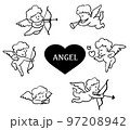 天使　エンジェルのイラスト 97208942