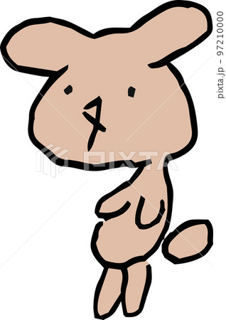 下手なうさぎのイラスト 子供の落書き 卯年 下手なうさぎのイラスト 子供の落書き 卯年 97210000