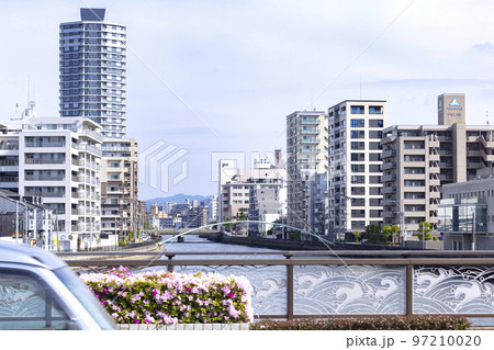 愛宕大橋からの室見川の風景 97210020
