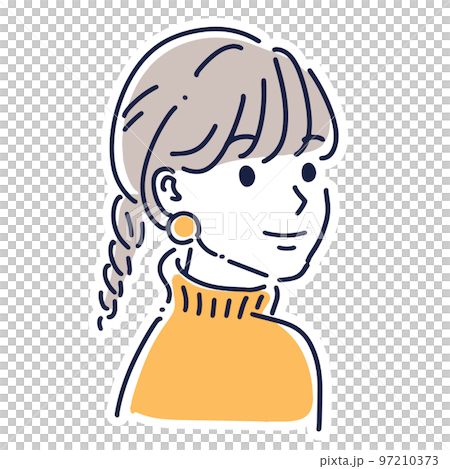 女性插畫素材 97210373