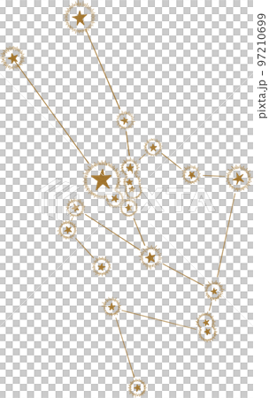 Taurus constellation star map 97210699