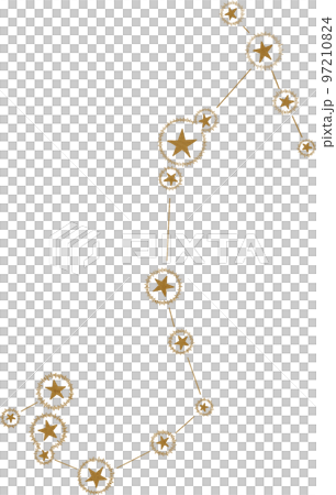 蠍座の星座の星図 97210824