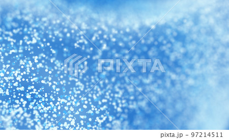 CGパーティクル　水色のパーティクル 97214511