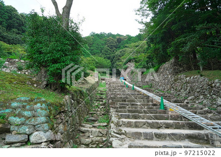 【日本100名城】安土城の大手道3　滋賀県近江八幡市 97215022