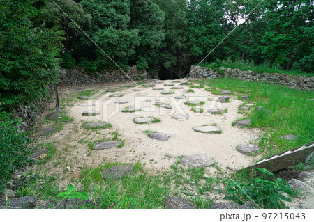 【日本100名城】安土城　天主台3　滋賀県近江八幡市 97215043