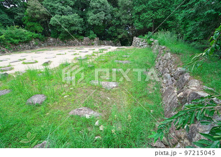 【日本100名城】安土城　天主台5　滋賀県近江八幡市 97215045